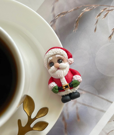 №1064 Cанта, олени, домик и елка 