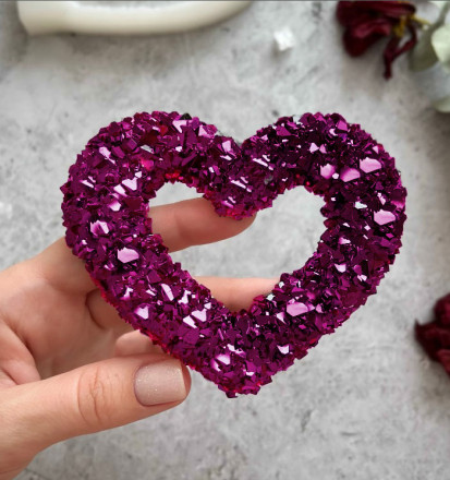 №949 Кристаллическое сердце большое №949 Кристаллическое сердце большое