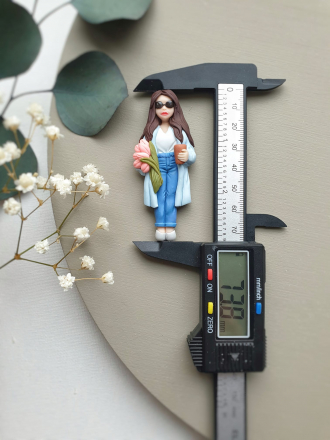 №4039 Девушка с кофем  