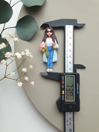 №4039 Девушка с кофем  