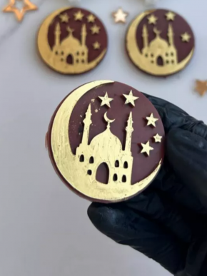 №2003 Мечеть 3 формы    (внимание есть отверстия под палочку, их можно убрать читай описание )  