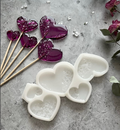 №953  Кристаллические сердечки 