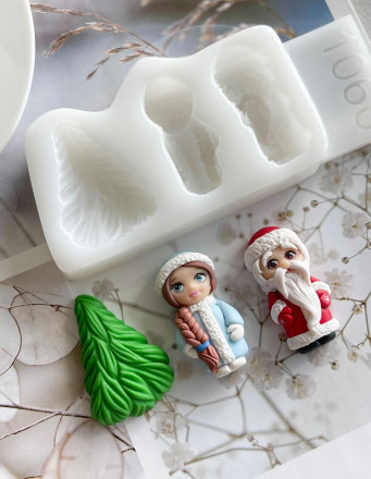 №1066 Дед мороз со снегурочкой и елка №1066 Дед мороз со снегурочкой и елка