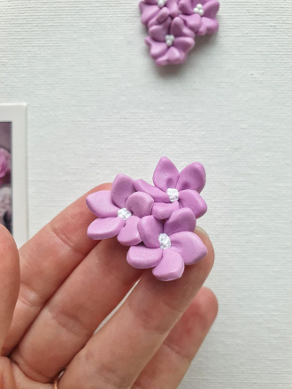 №991 цветы 4 шт в молде 