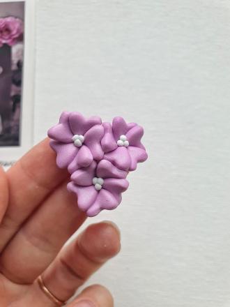 №991 цветы 4 шт в молде 