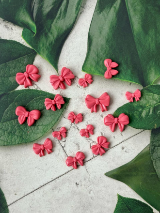 №4040 Бантики (5 видов , 15 шт в молде) 