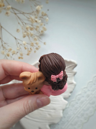 №1013 Девушка с мишкой 