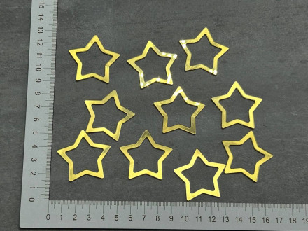 №9 Mirror element Topper (Топпер для торта Звезды) 