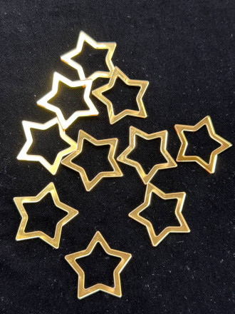 №9 Mirror element Topper (Топпер для торта Звезды) 