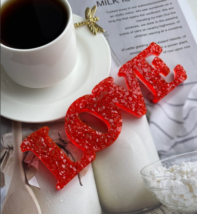 №967 кристаллическая LOVE 