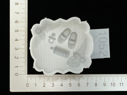 №1052 Детский молд для гендер пати 