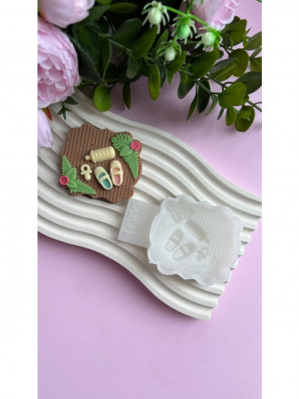 №1052 Детский молд для гендер пати 